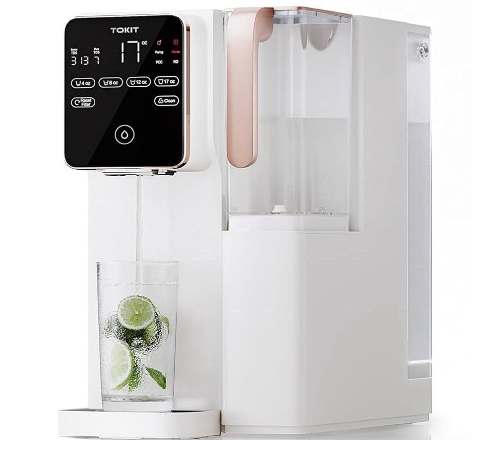 TOKIT AkuaPure T1 Reverse Osmosis Counter Top Water Filter System