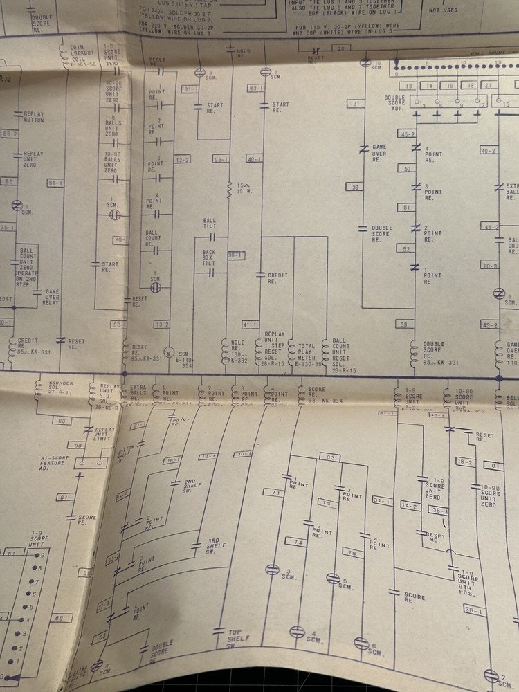 Irving Kaye Batting Practice Original 1968 Full Sized Game Schematic
