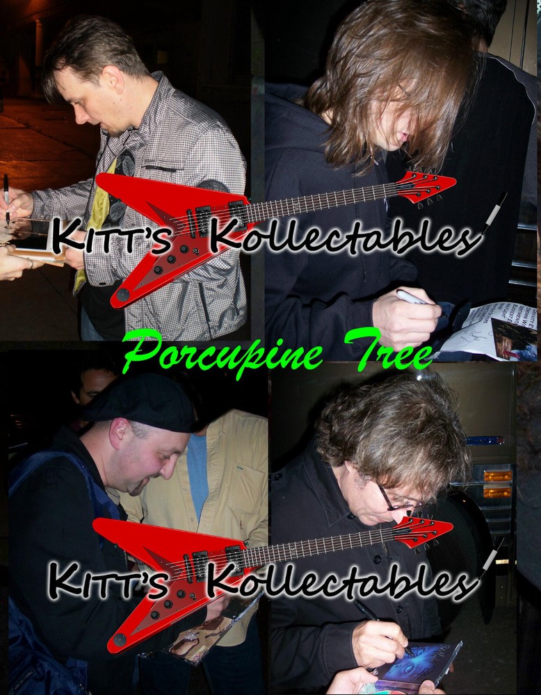 SIGNED PORCUPINE TREE AUTOGRAPHED CD DISPLAY CERTIFIED AUTHENTIC JSA COA DD47341