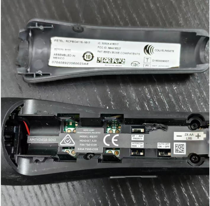 Bose-A20 Bluetooth Control Module +Triple Cable + Mic + Dual GA Twin Plug Adapte
