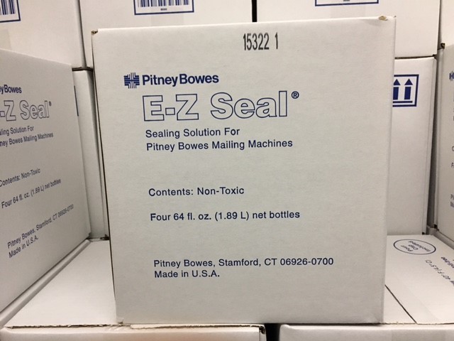 Pitney Bowes  608-0 E-Z Seal ® Solution OEM - Original - 4 Half Gallon Bottles .