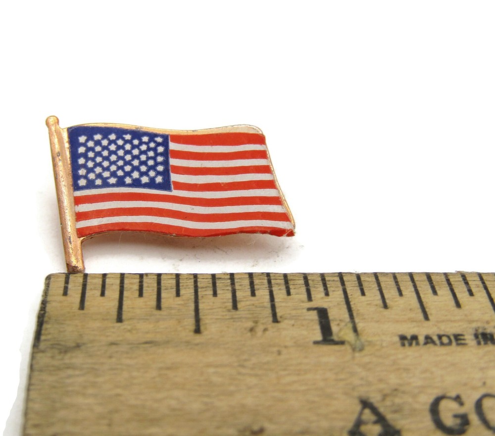 American Flag Pin Interesting Design