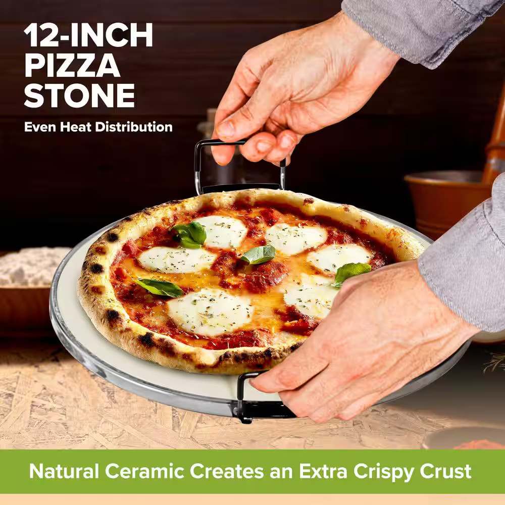 Pie Zano 12 In. Ceramic Replacement Pizza Stone