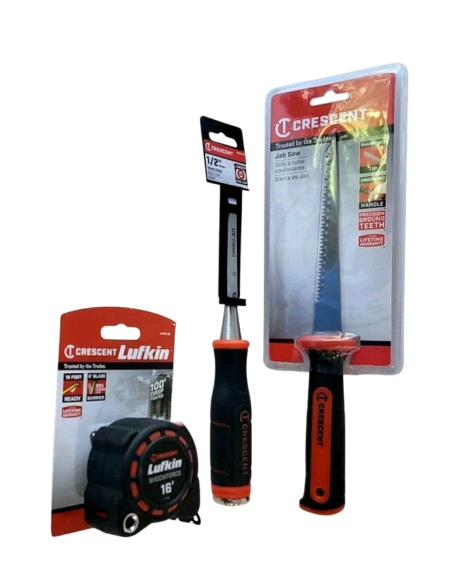 Crescent three, hand tool combo for carpenters