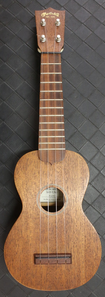 Martin S-O Soprano Ukulele Solid Mahogany Vintage Model with Soft Case