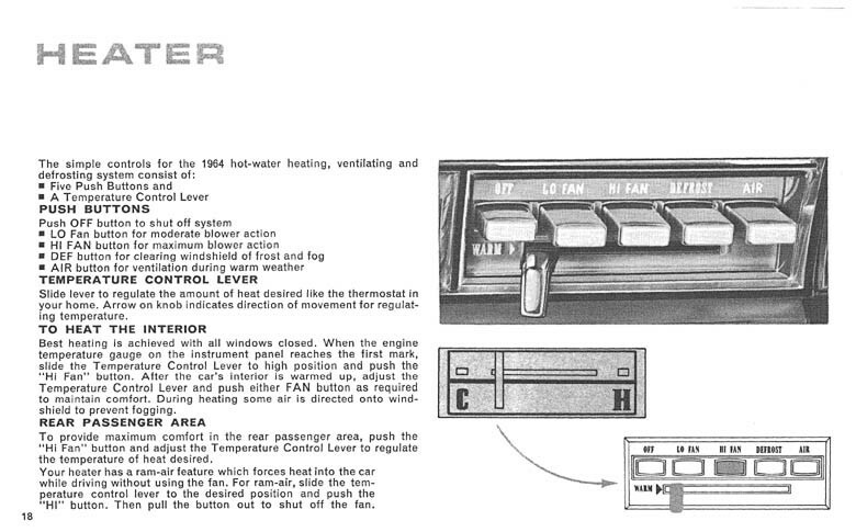 1964 Chrysler Imperial Owners Manual User Guide Reference Operator Book Fuses