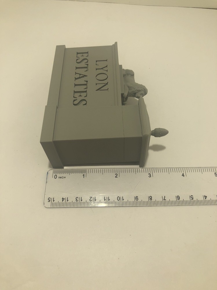 Back to the Future - "Lyon Estates" Monument Set - 3D Printed