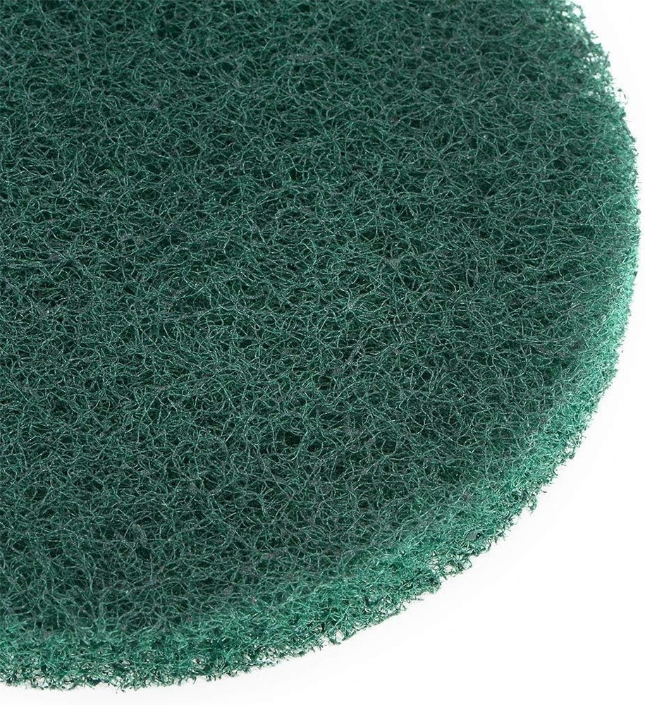 5" Non Woven Abrasive Scrubbing Pads Hook Loop Surface Conditioning Disc