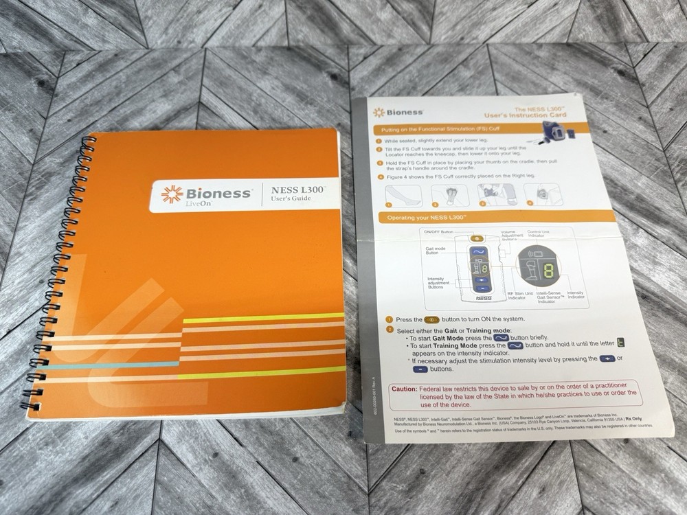 Bioness Ness L300 User’s Guide ONLY