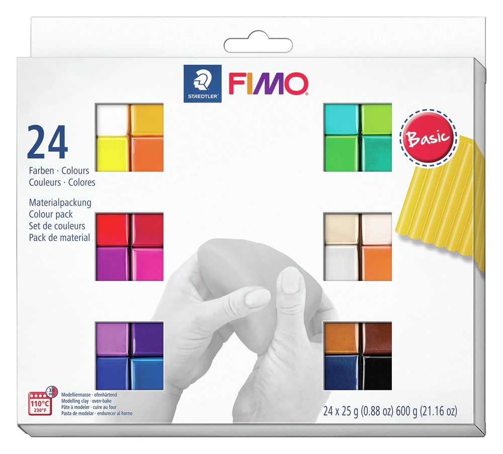 Fimo Professional Soft Polymer Clay 24/Pkg-Basic