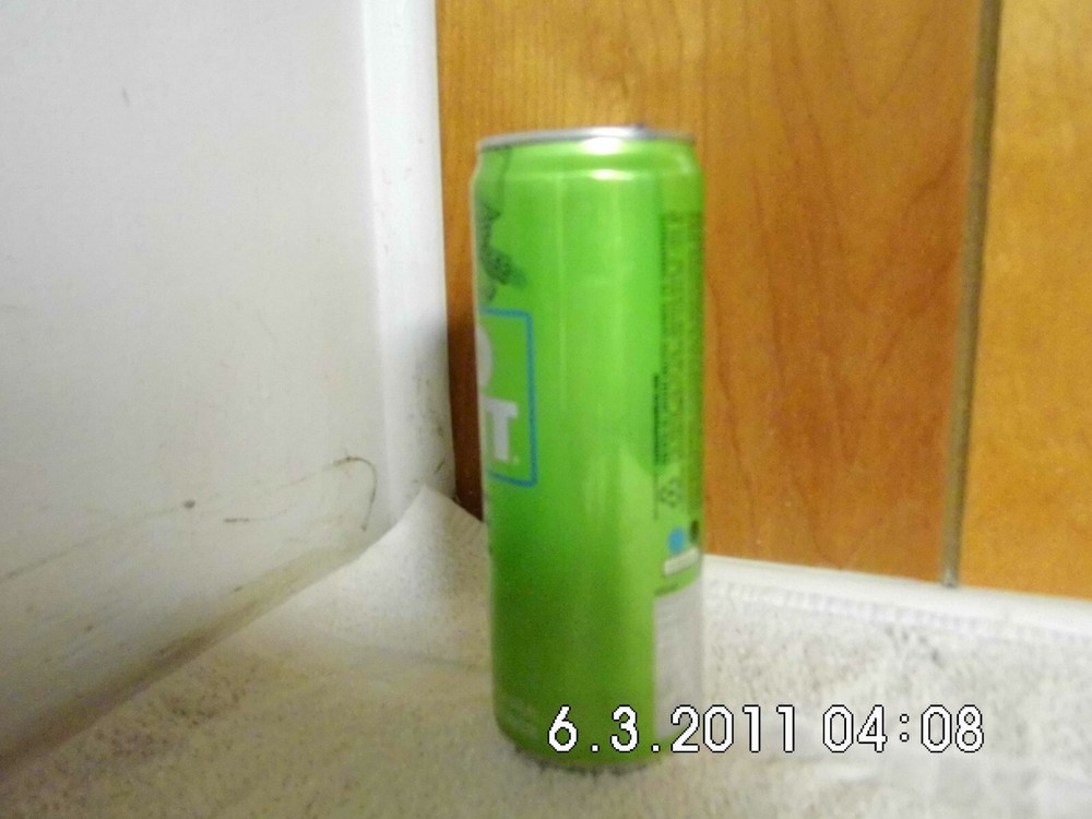 Bud Light Lime Slim Aluminum Can Empty 12 oz. Top Opened Wrong Date NOT 2011