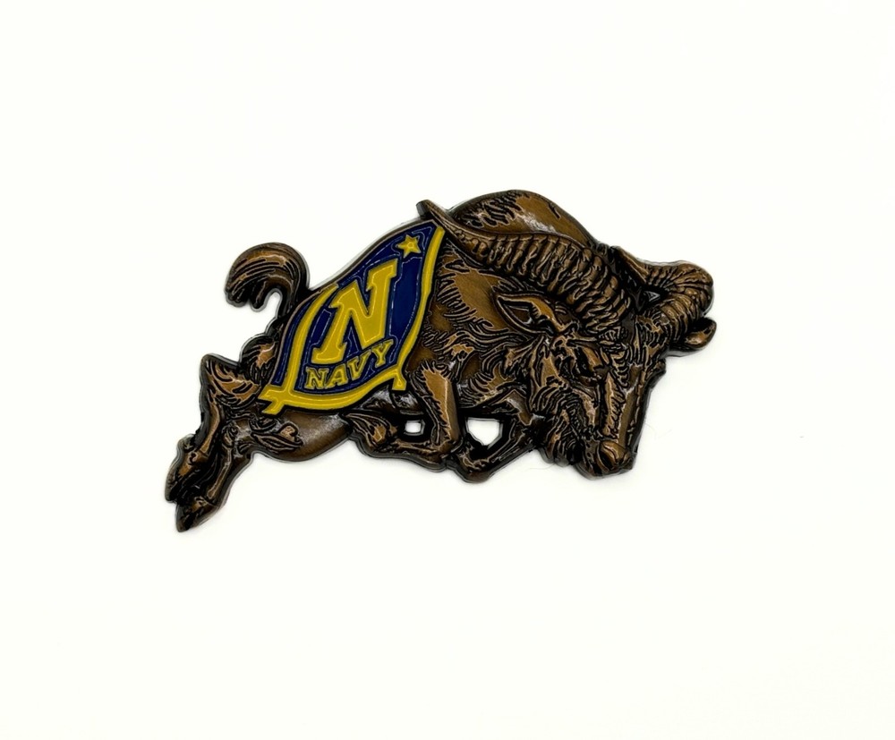 USNA Challenge Coin - Goat Shaped