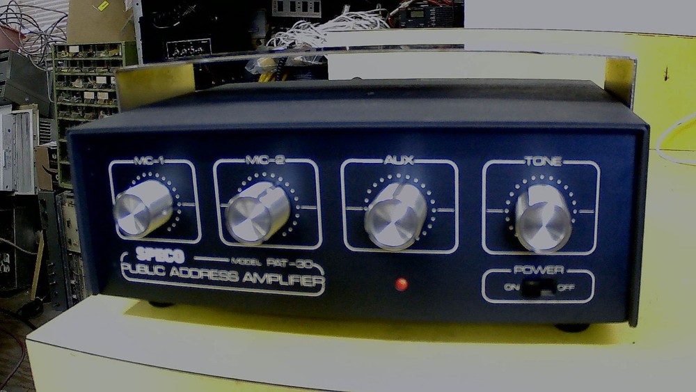 SPECO 30 watt Solid State Public Address Amplifier