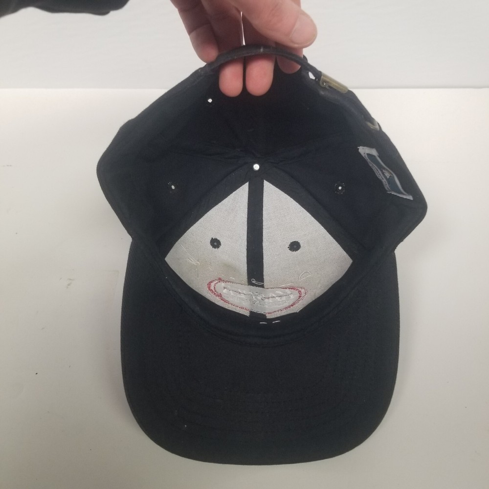 Prop Airplane Patch Adjustable Navy Blue Strapback Hat