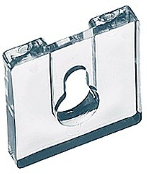 Acrylic Keyhole Hangers Mounting Hardware 24-Pack