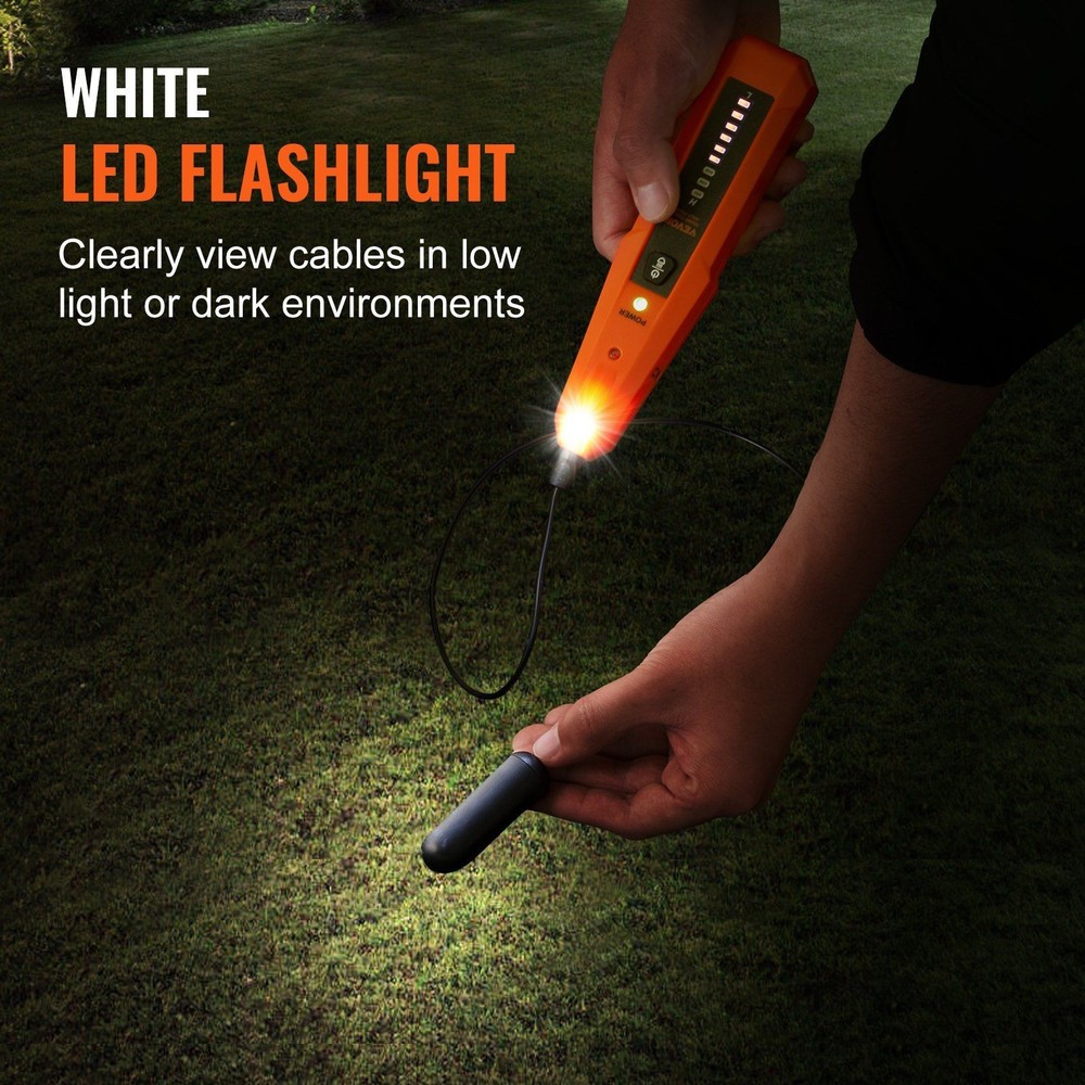 3ft Detection 1000ft Range Underground Wire Tester with Accessories