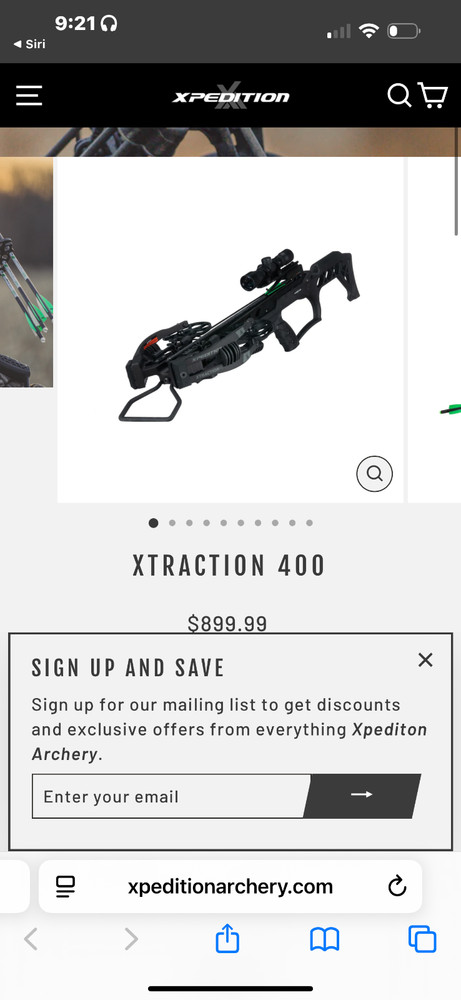 400 fps expedition extraction 400 compound crossbow