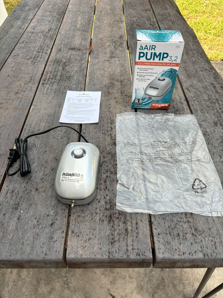 Air Pump 3.2 Liters Per Minute Active Aqua