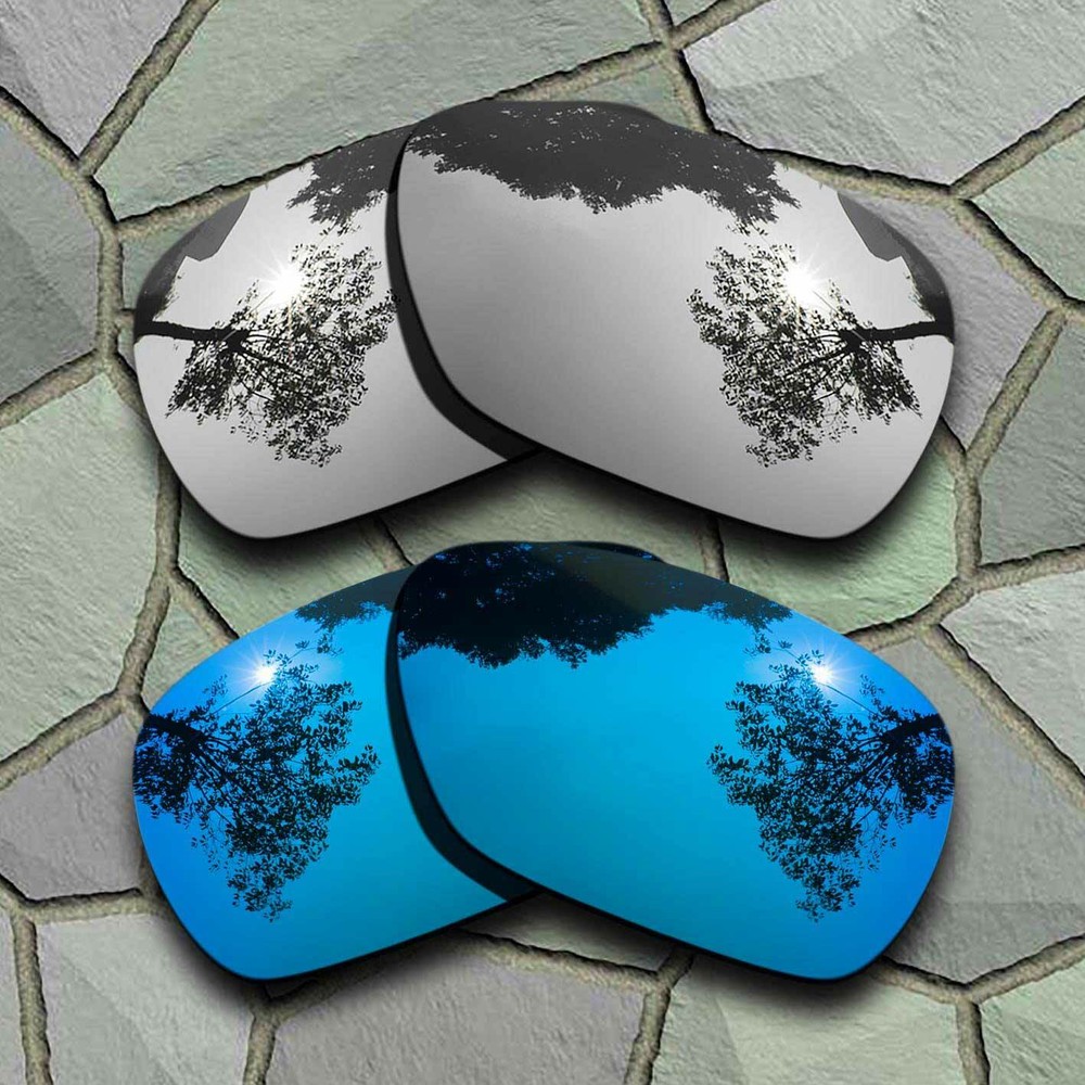 Silver&Sky Blue Lenses Replacement For-Oakley C Wire 2011 Polarized