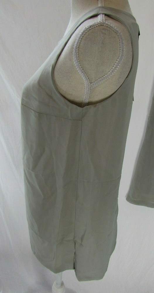 NWT Bridess Gray Sheer Tank, Jacket & Pant Size 2