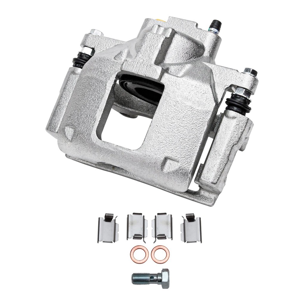 Pair Front Disc Brake Calipers w/ Bracket for 2009 2010 2011 2012 Dodge Journey