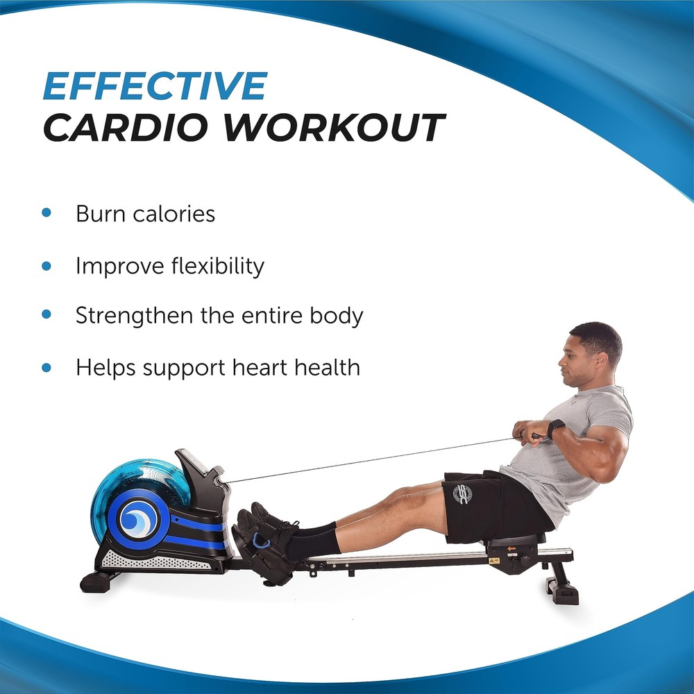 Stamina Inmotion Rower Compact, Efficient Cardiovascular Rowing Machine...
