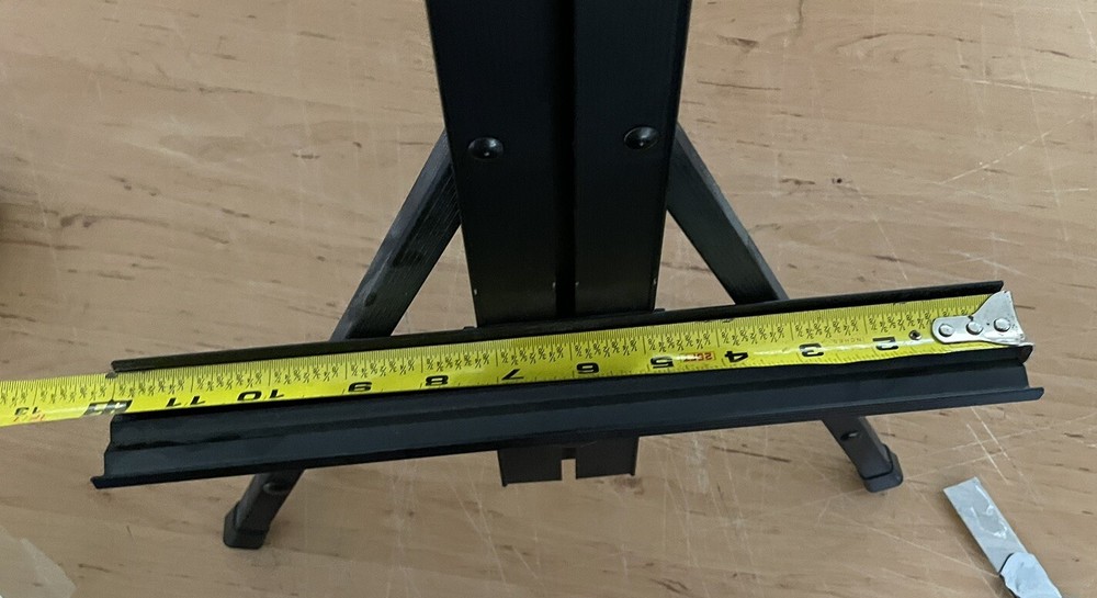 Black Aluminum Artist Art Studio RTA CA Display Easel Foldable