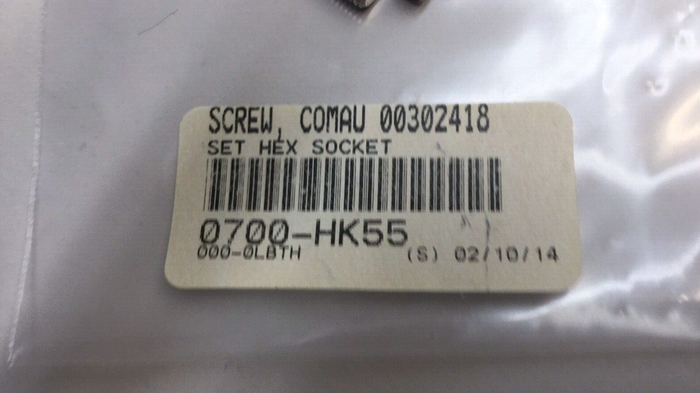 Comau 00302418 Hex Set Socket Screw (Pack of 6)