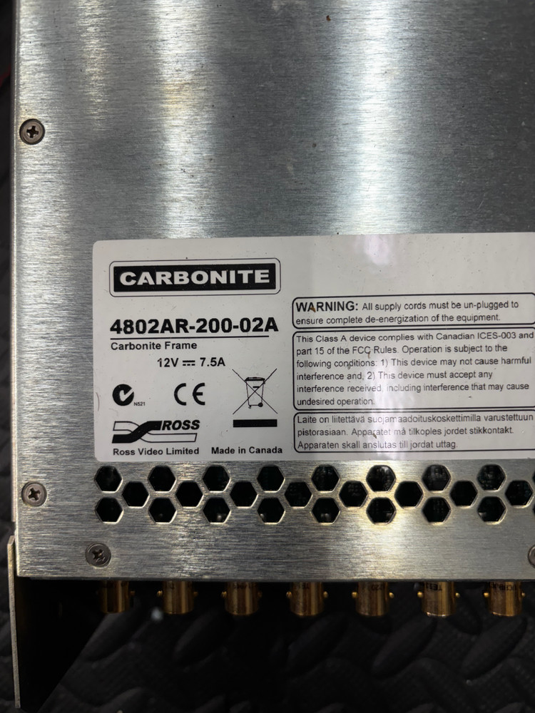 Ross 4802AR-200-02 Carbonite Frame