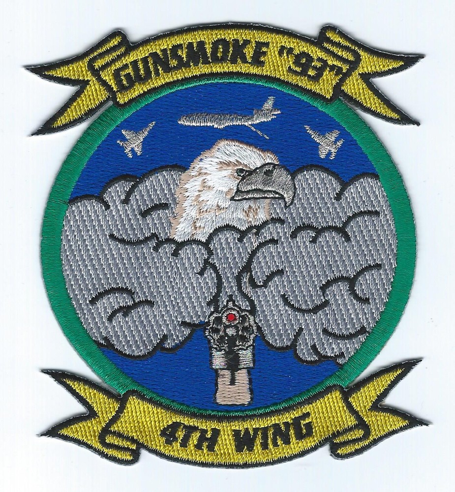 4th WING GUNSMOKE 93 TEAM  patch