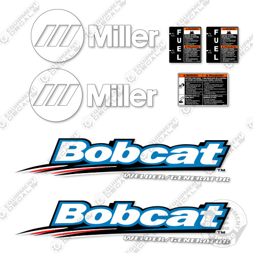 Fits Miller Bobcat Generator Decals