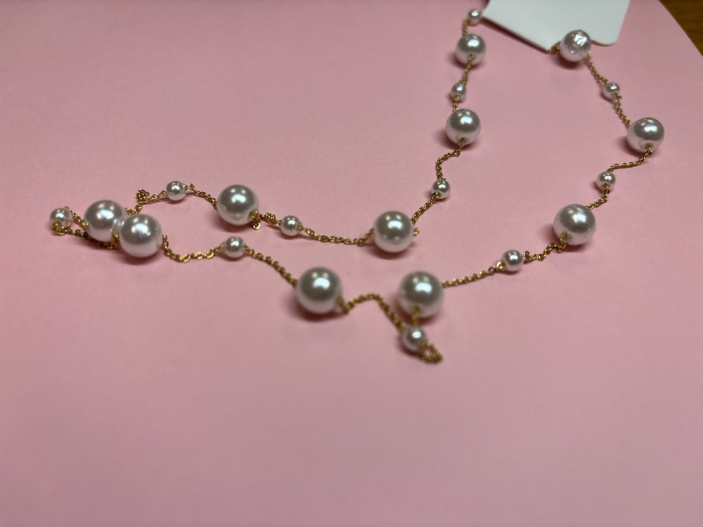 Pearl Link Gold Necklace