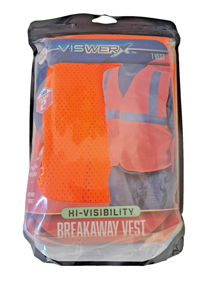 Viswerx 5 point breakaway Vest with reflective strips