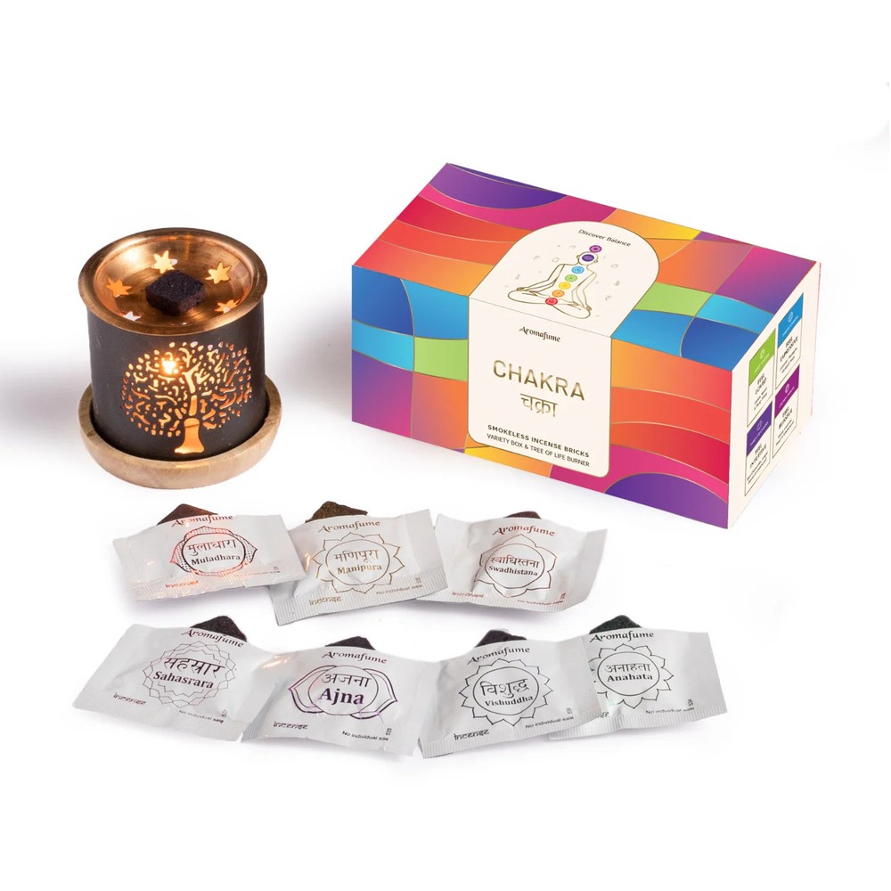 7 Chakra Incense Bricks Gift Set