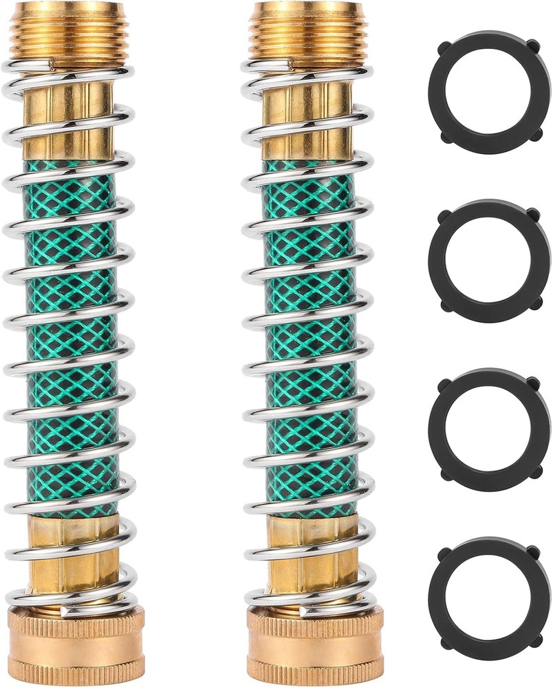 Garden Hose Extension Adapter, Kink Protector with 3/4 inches, 2 Pack