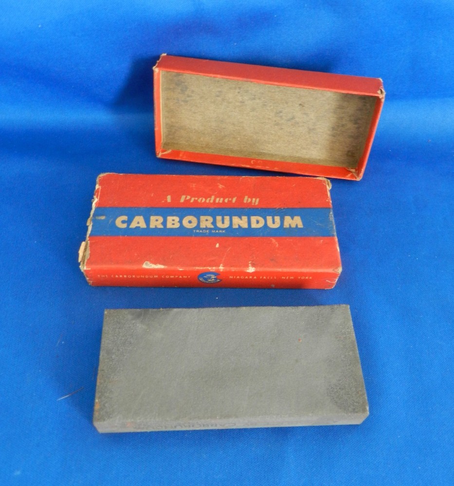 Carborundum #112 Sharpening Stone Original Box