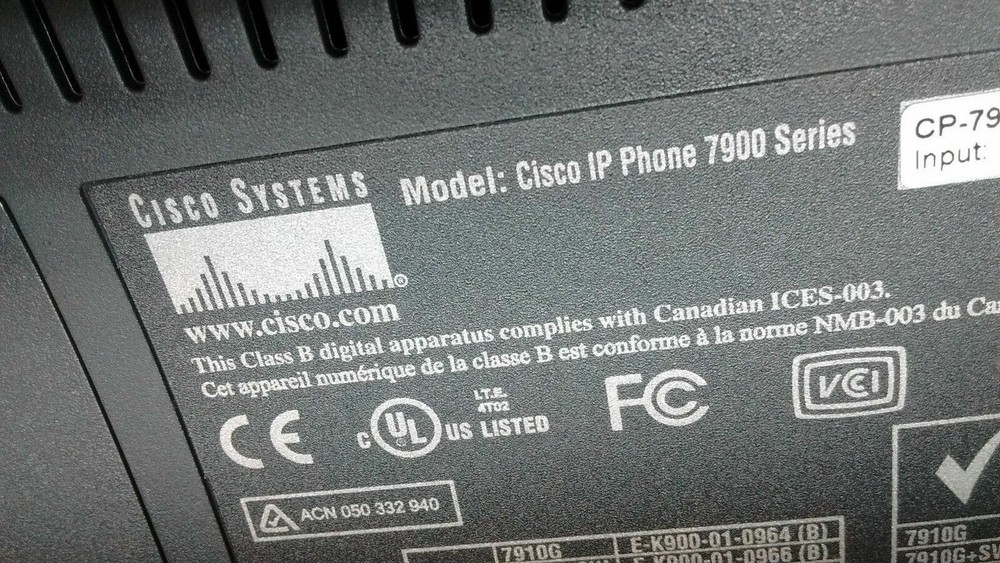 Cisco Systems CP-7940G VoIP, SCCP, SIP, MGCP Phone Multi-Protocol