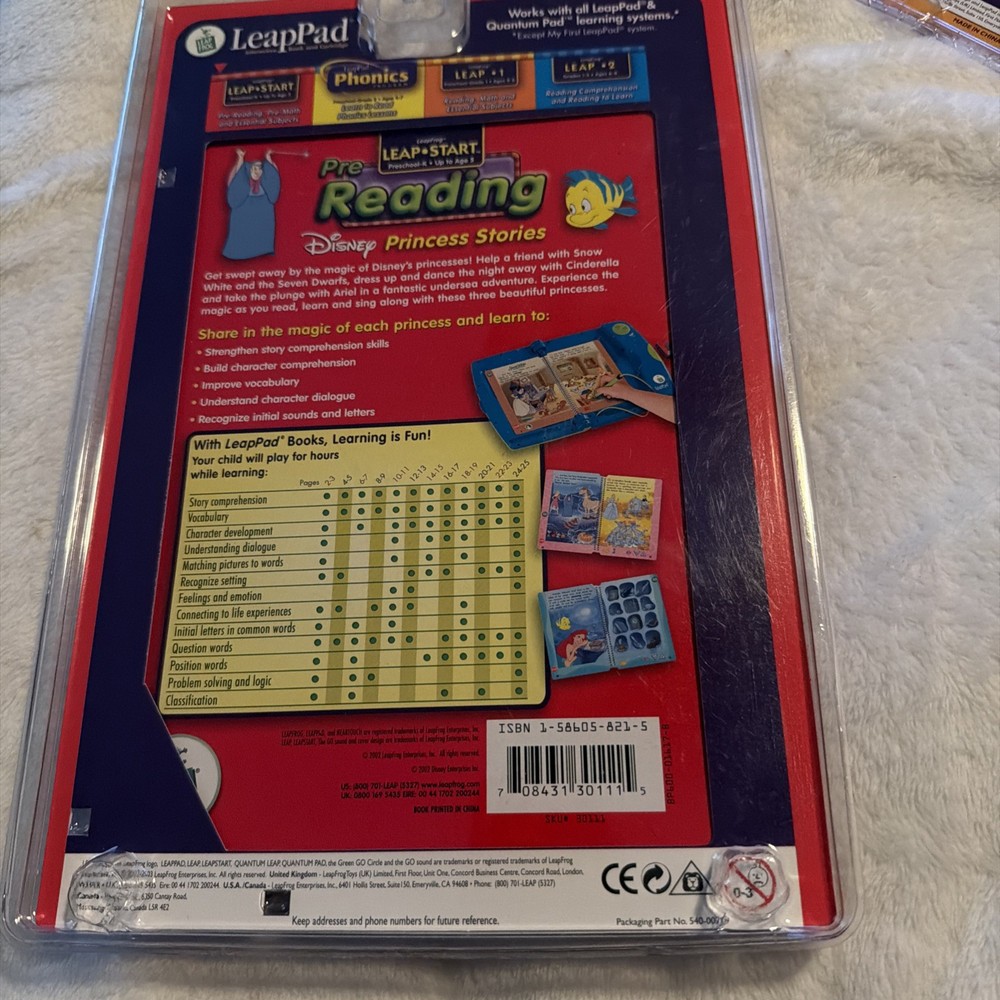 LeapStart Prereading: Disney