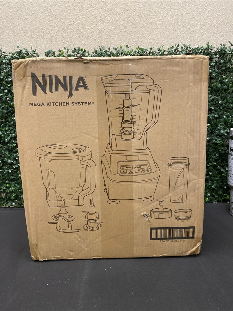 Mega Kitchen System with 72 oz. Pitcher, 8-Cup Food Processor, 16 oz.