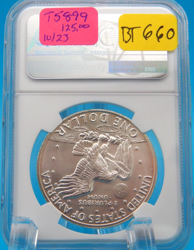 1972 S ISENHOWER SOLVER DOLLAR NGC GRADED MS 68 (BT660)