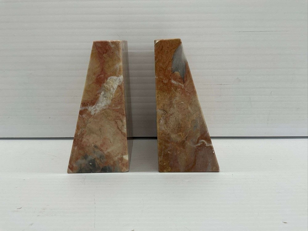 Marble Bookends 1 Pair Decorative Bookends Book Ends
