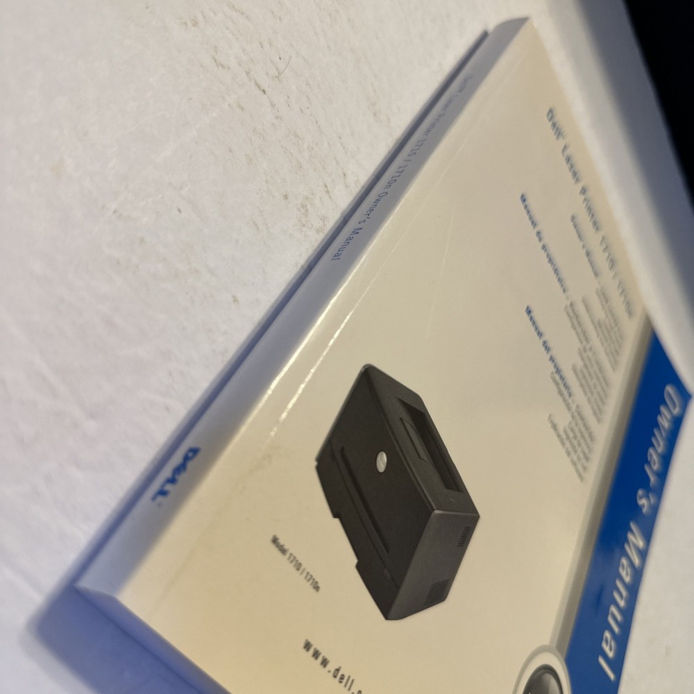 Dell 1710 Laser Printer Owners Manual 2005