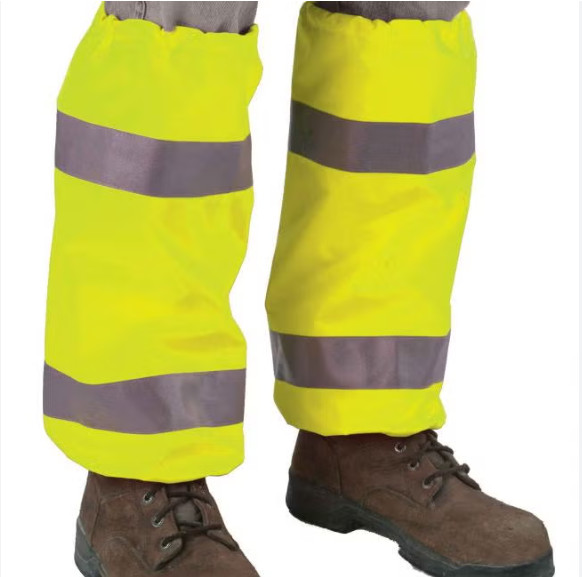 (3 Pack ) OccuNomix Class E High-Vis Reflective Leg Gaiters - LUX-SG