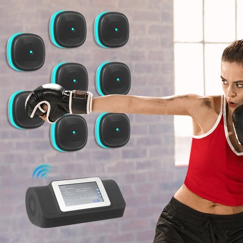 6-Light Bluetooth Colors Boxing Targets Split Musical Boxing Punching Machine