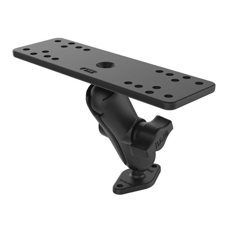 RAM Drill Down Mount for Fishfinder Marine Electronics GPS Gimbal Bracket