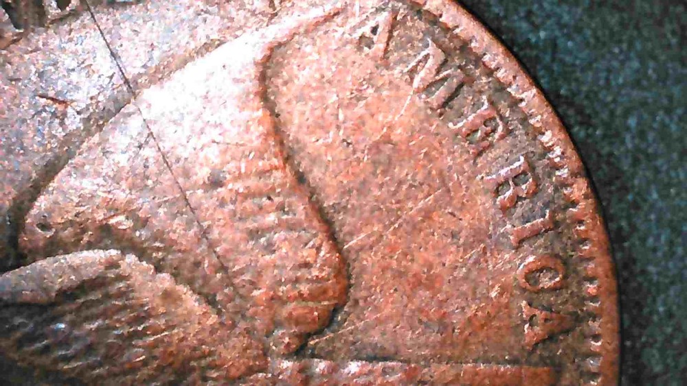 1858 Flying Eagle One Cent Coin (VG + Condition) #AA