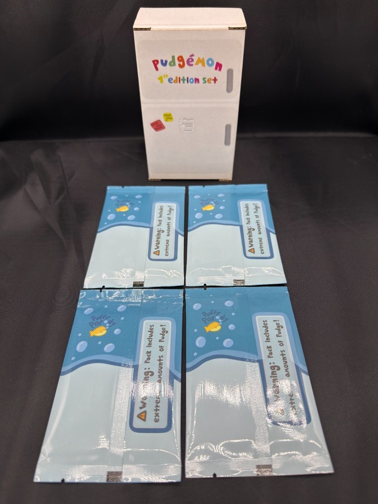 Puff Parody Pudgemon Fridge Bundle- 1st Edition Set