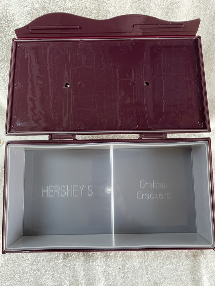 Hershey's s'mores Caddy Case Organizer Campfire Camping Box Tackle Box