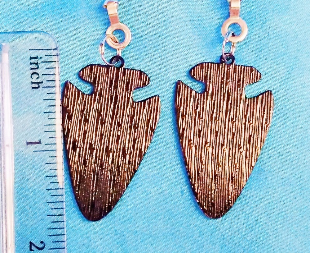 Set of Two ~ BALD EAGEL Black Arrow Head Metal ~ Ceiling Fan Pulls