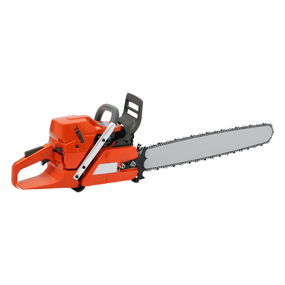 71cc Cordless Petrol Chainsaw with 28" Guide Bar - Powerful 2-Stroke Engine